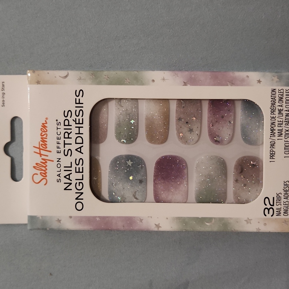 🌸3 For $18🌸 Sally Hansen "1095 Sea-ing Stars" Nail Strips Salon Effects